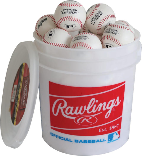Bucket with 2 Dozen OLB3 Baseballs