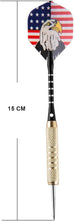 Steel Tip Darts, Black,Red,Blue,Stripes