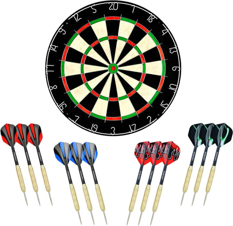 Sisal/Bristle Dartboard, Dartboard Mounting Kits Included