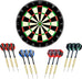 Sisal/Bristle Dartboard, Dartboard Mounting Kits Included