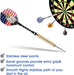 Steel Tip Darts, Black,Red,Blue,Stripes