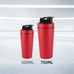 Protein Metal Shaker 500/750ml - MaxFitSupplies