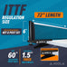Premium inside Table Tennis Net and Post Set