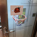 Suction Cup Basketball Hoop with 2 Balls