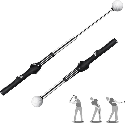 Retractable Golf Swing Training Aid