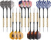Steel Tip Darts, Black,Red,Blue,Stripes